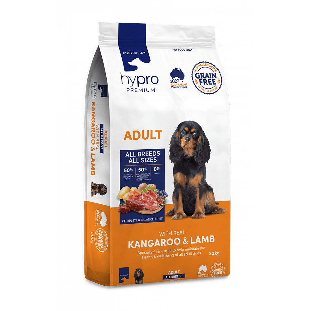 Hypro Premium Kangaroo + Lamb Dog Food (Adult) 袋鼠 + 羊味犬糧 (成犬)