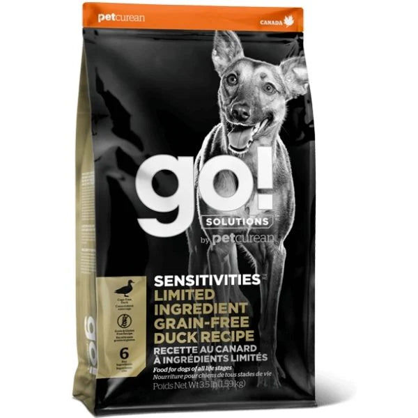 GO!Solutions SENSITIVES- Limited Ingredient Grain-Free Duck Recipe For Dog
低敏美毛系列-無穀物 鴨肉 全狗糧配方
