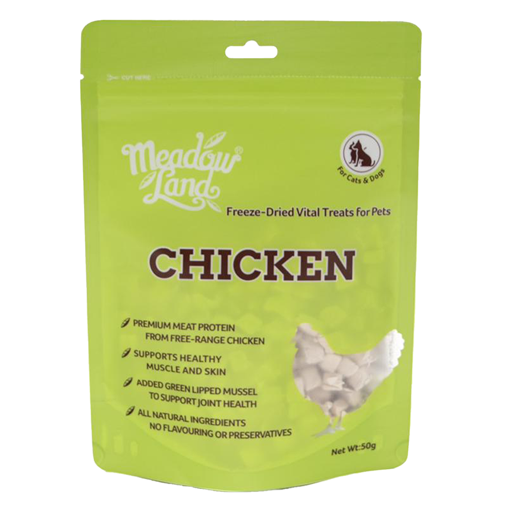 MeadowLand Freeze Dried Chicken Treats (For Dog/Cat) 凍乾雞肉零食 (貓狗共用)