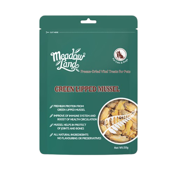 MeadowLand Freeze Dried Green Lipped Mussel Treats(For Dog/Cat)
凍乾青口零食 (貓狗共用)