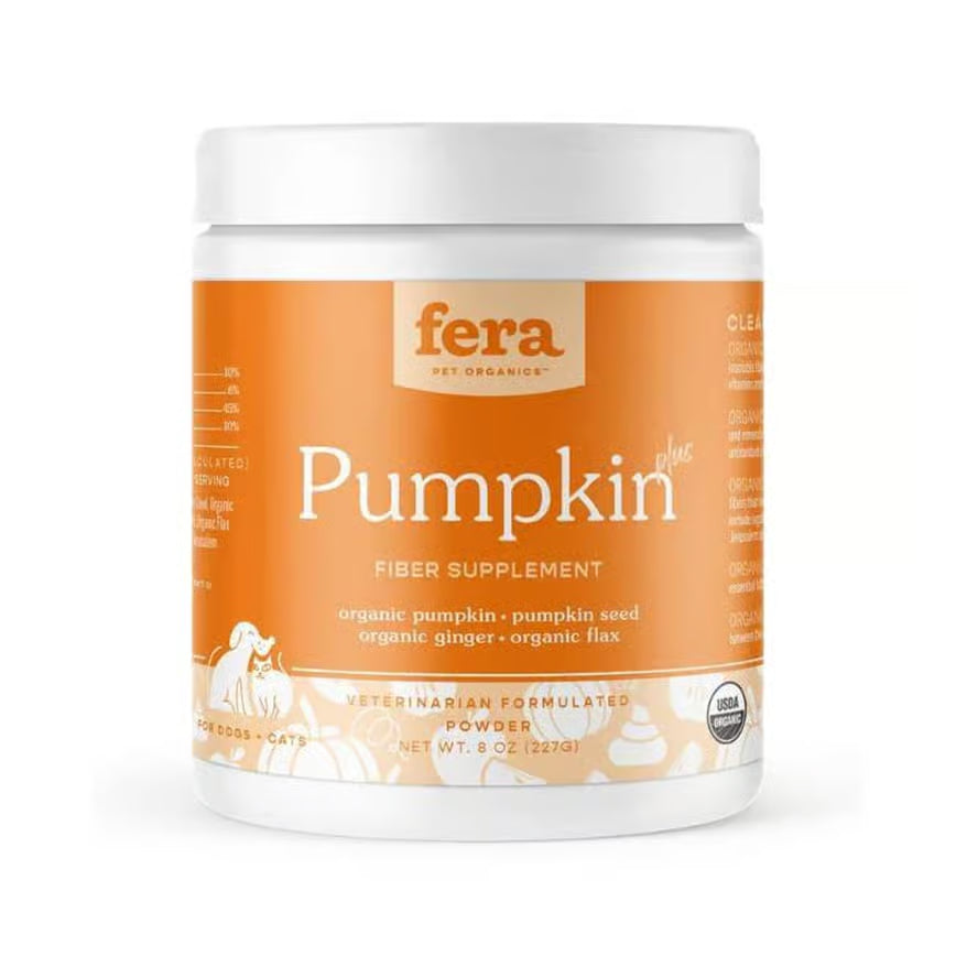 FERA USDA Organic Pumpkin Plus for Gut Support for Dogs & Cats USDA 有機認證 有機南瓜纖維補充粉 (犬貓通用)