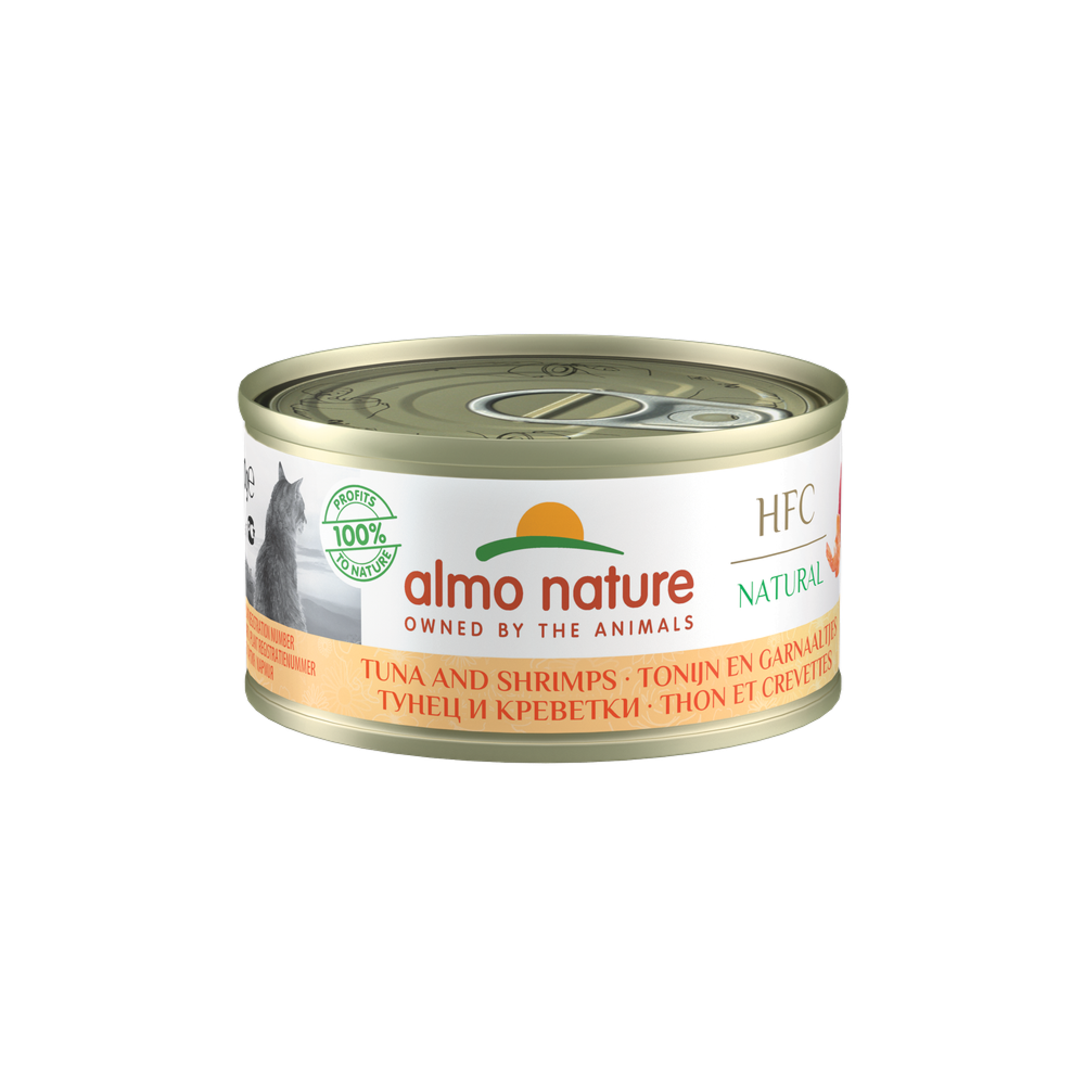 Cat HFC 70g Tuna & Shrimps #9023 天然吞拿魚鮮蝦貓罐頭濕糧