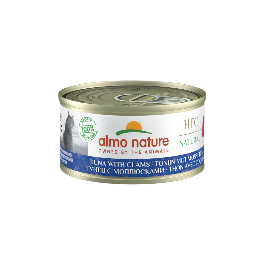 Cat HFC 70g Tuna & Clams #9045 天然吞拿魚蜆肉貓罐頭濕糧