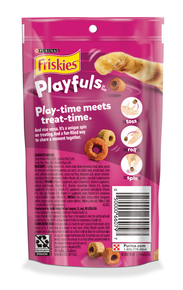 Playfuls Cat Treats with Real Salmon and Shrimp Flavor
貓小食三文魚及蝦口味