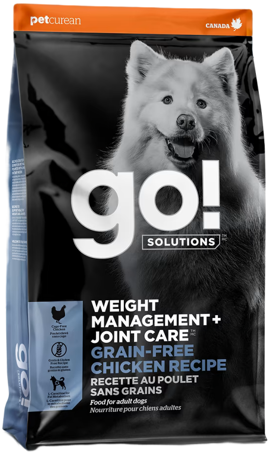 GO!Solutions Weight Management + Joint Care-Grain-Free Chicken Recipe For Dog
關節減重系列-無穀物雞肉 全狗糧配方