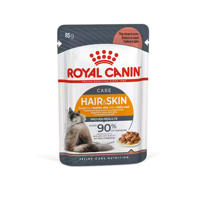 FCN Hair &amp; Skin Care Thin Slices In Gravy 成貓亮毛及皮膚加護主食濕糧（肉汁）