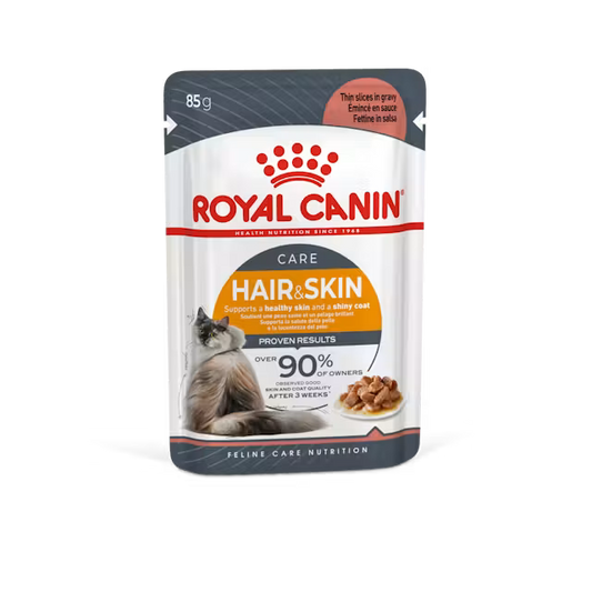 FCN Hair &amp; Skin Care Thin Slices In Gravy 成貓亮毛及皮膚加護主食濕糧（肉汁）