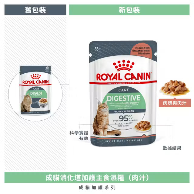 FCN Digest Sensitive Care Adult Cat (Gravy) 成貓消化道加護主食濕糧（肉汁）