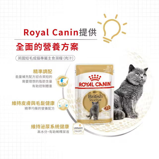 FBN British Shorthair Adult Cat (Gravy) 英國短毛成貓專屬主食濕糧（肉汁）