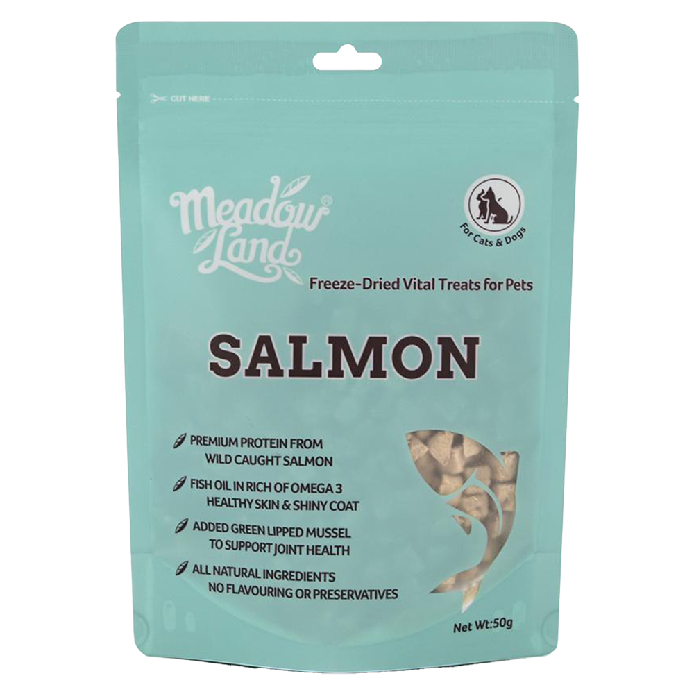 MeadowLand Freeze Dried Salmon Treats  (For Dog/Cat) 凍乾三文魚零食 (貓狗共用)