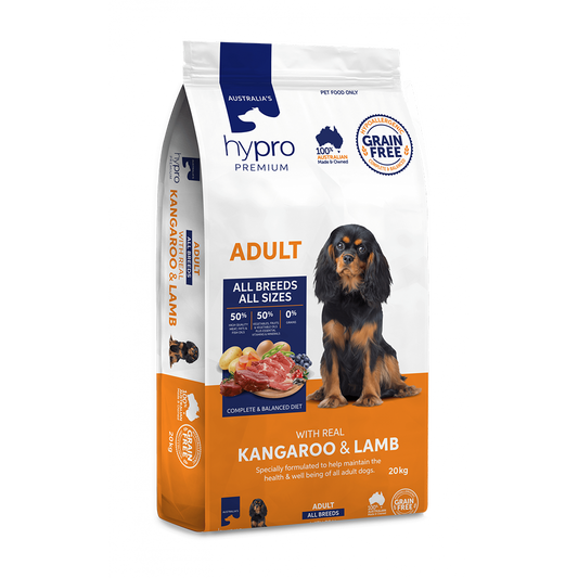 Hypro Premium Kangaroo + Lamb Dog Food (Adult) 袋鼠 + 羊味犬糧 (成犬)