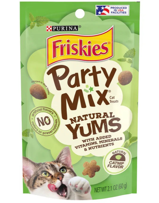 PARTY MIX Natural Yums Catnip
天然貓小食貓草