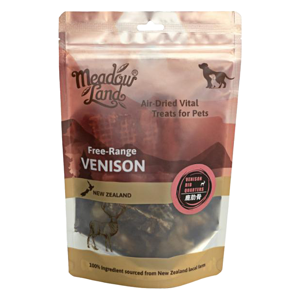 MeadowLand Air Dried Venison Rib Treats (For Dog) 風乾鹿肋骨 (狗) 零食