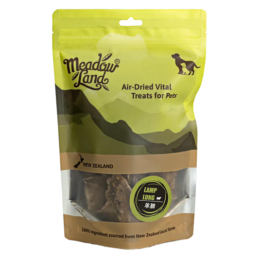 MeadowLand Air Dried Lamb Lung Treats  (For Dog) 風乾羊肺 (狗) 零食