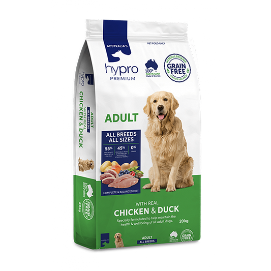 Hypro Premium Chicken + Duck Dog Food (Adult) 
雞 + 鴨味犬糧 (成犬)