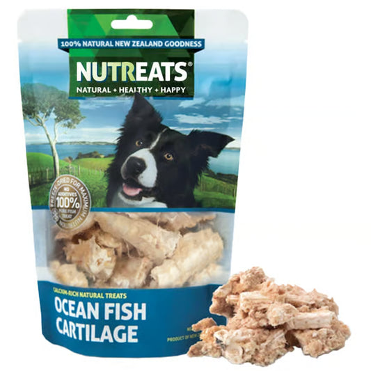 Nutreats Freeze Dried Ocean Fish Cartilage For Dog
紐滋寵 凍乾魚軟骨犬零食