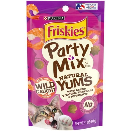 PARTY MIX Natural Yums Wild Shrimp
天然貓小食野生蝦肉