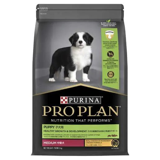 Purina ProPlan MEDIUM PUPPY - Healthy Gwth & Dvlpmt
中型幼犬配方 (雞肉)