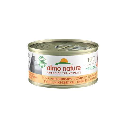 Cat HFC 70g Tuna & Shrimps #9023 天然吞拿魚鮮蝦貓罐頭濕糧