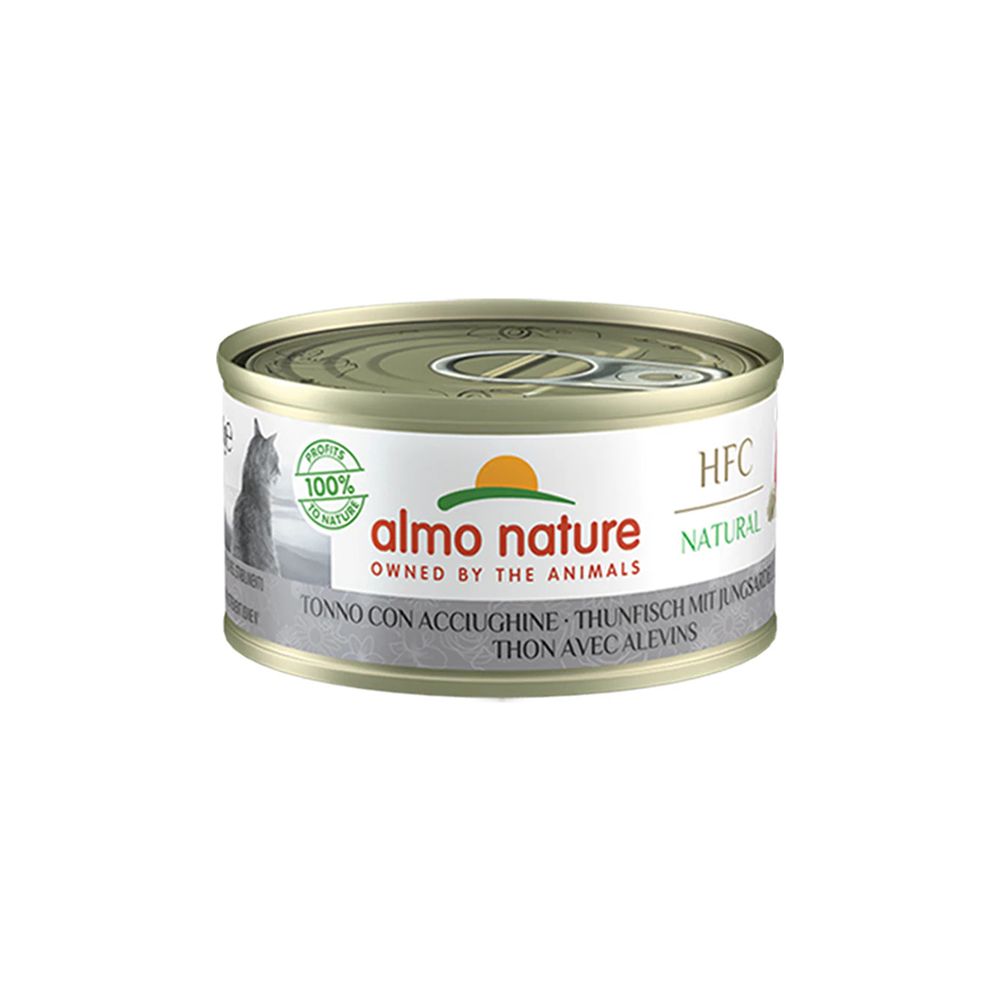 Cat HFC 70g Tuna w/ White Bait  #9084 天然吞拿魚白飯魚貓罐頭濕糧
