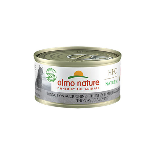 Cat HFC 70g Tuna w/ White Bait  #9084 天然吞拿魚白飯魚貓罐頭濕糧