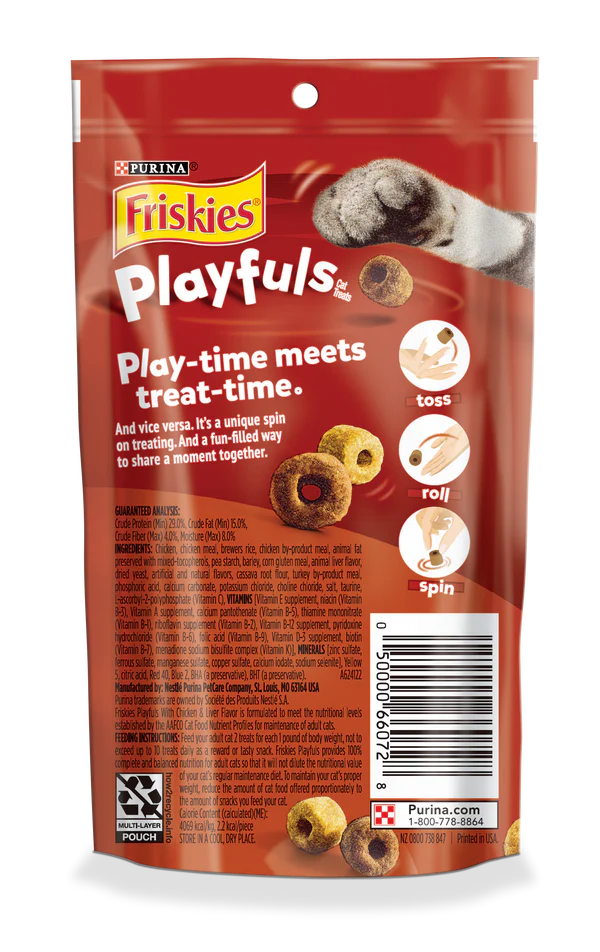 Playfuls Cat Treats with Real Chicken and Liver Flavor
貓小食雞肉及雞肝口味