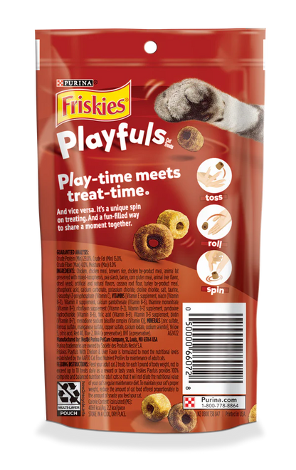 Playfuls Cat Treats with Real Chicken and Liver Flavor
貓小食雞肉及雞肝口味