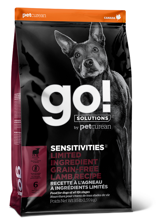 GO！Solutions  SENSITIVES Limited Ingredient Grain-Free Lamb Recipe For Dog
低敏美毛系列－無穀物羊肉  全狗糧配方