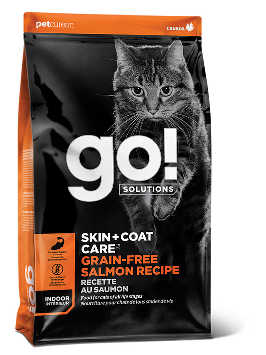 GO！Solutions SKIN＋COAT CARE－Grain Free Salmon Recipe For Cat 護膚美毛系列－無穀物三文魚全貓糧配方