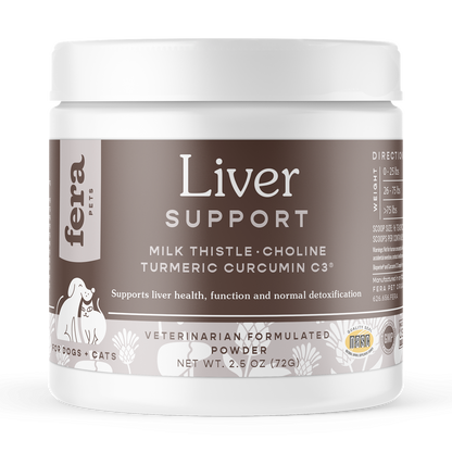 FERA Liver Support Powder for Dogs & Cats
護肝排毒營養粉(犬貓通用)
72G