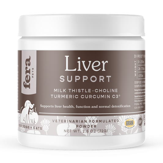 FERA Liver Support Powder for Dogs & Cats
護肝排毒營養粉(犬貓通用)
72G