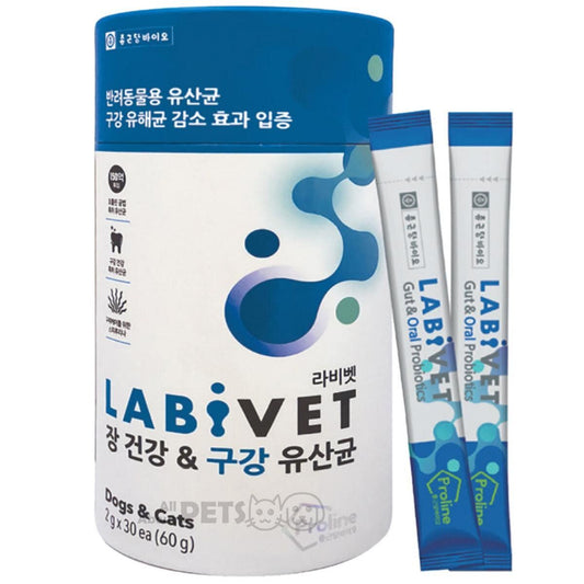 Labivet Probiotics (Gut & Oral) 寵物食用益生菌 (腸道+口腔) 2g x 30ea