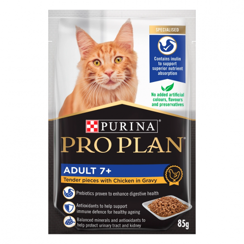 Purina ProPlan SENIOR CAT 7+
成貓7+配方(醬汁雞肉)