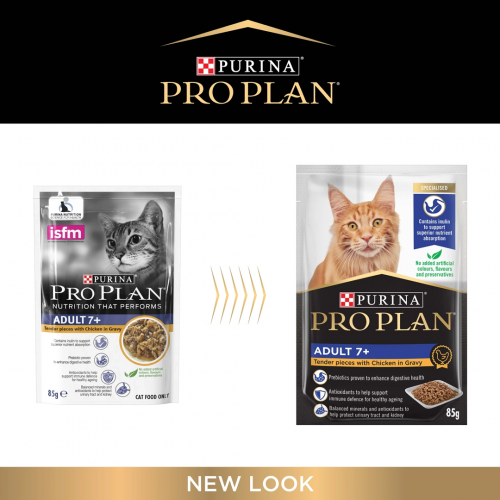 Purina ProPlan SENIOR CAT 7+
成貓7+配方(醬汁雞肉)