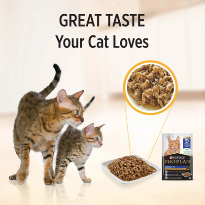 Purina ProPlan SENIOR CAT 7+
成貓7+配方(醬汁雞肉)