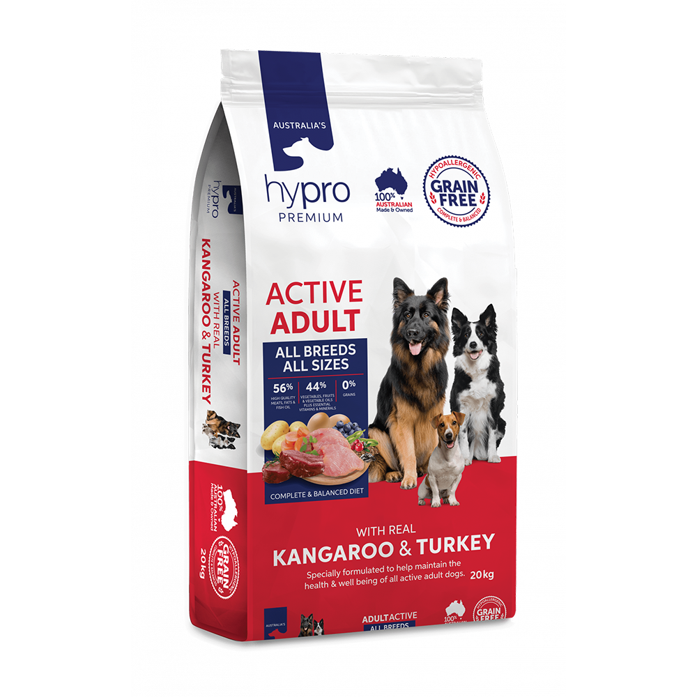 Hypro Premium  Kangaroo + Turkey Dog Food (Adult) 袋鼠 + 火雞犬糧 (成犬)
