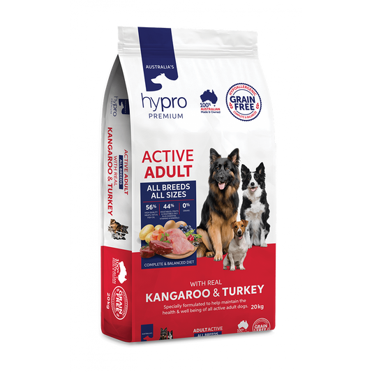 Hypro Premium  Kangaroo + Turkey Dog Food (Adult) 袋鼠 + 火雞犬糧 (成犬)