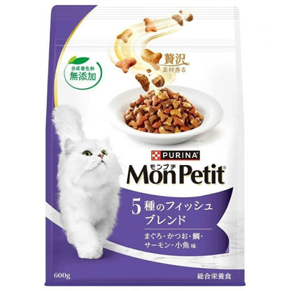 MON PETIT Dry Fish
主食貓乾糧什錦魚口味