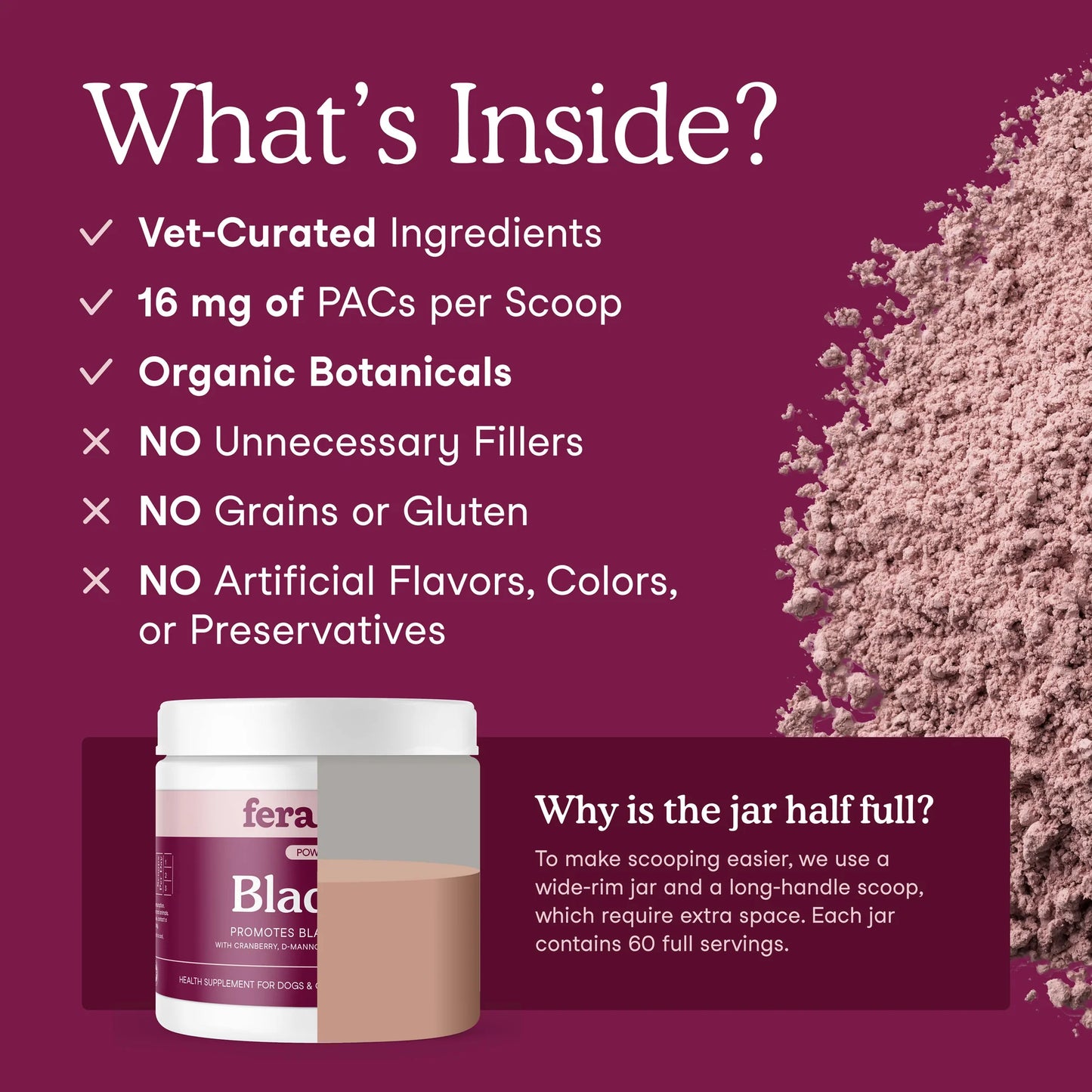 FERA Bladder Support for Dogs & Cats Powder 膀胱健康營養粉 (犬貓通用) 61G