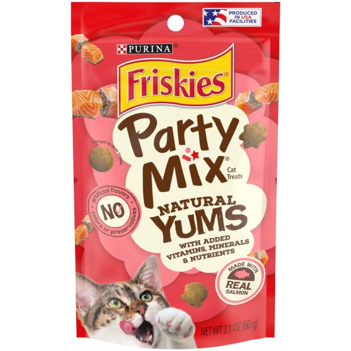 PARTY MIX Natural Yums Salmon
天然貓小食三文魚