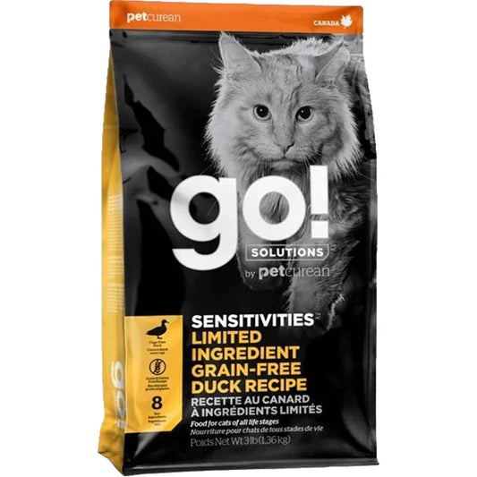 GO！Solutions SENSITIVES Grain Free Duck Cat Food 低敏無殼物鴨肉全貓糧