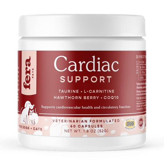 FERA Cardiac Support Capsules for Dogs & Cats 輔酶Q10心臟及心血管健康膠囊(犬貓通用) 60PCS